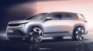 Hé lộ thiết kế của SUV điện ba hàng ghế Skoda Peaq